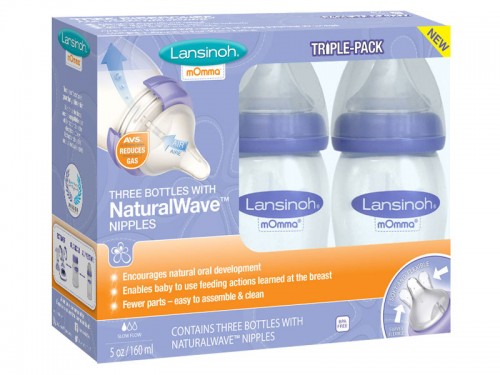 Lansinoh® mOmma® Bottle with NaturalWave™ Nipple